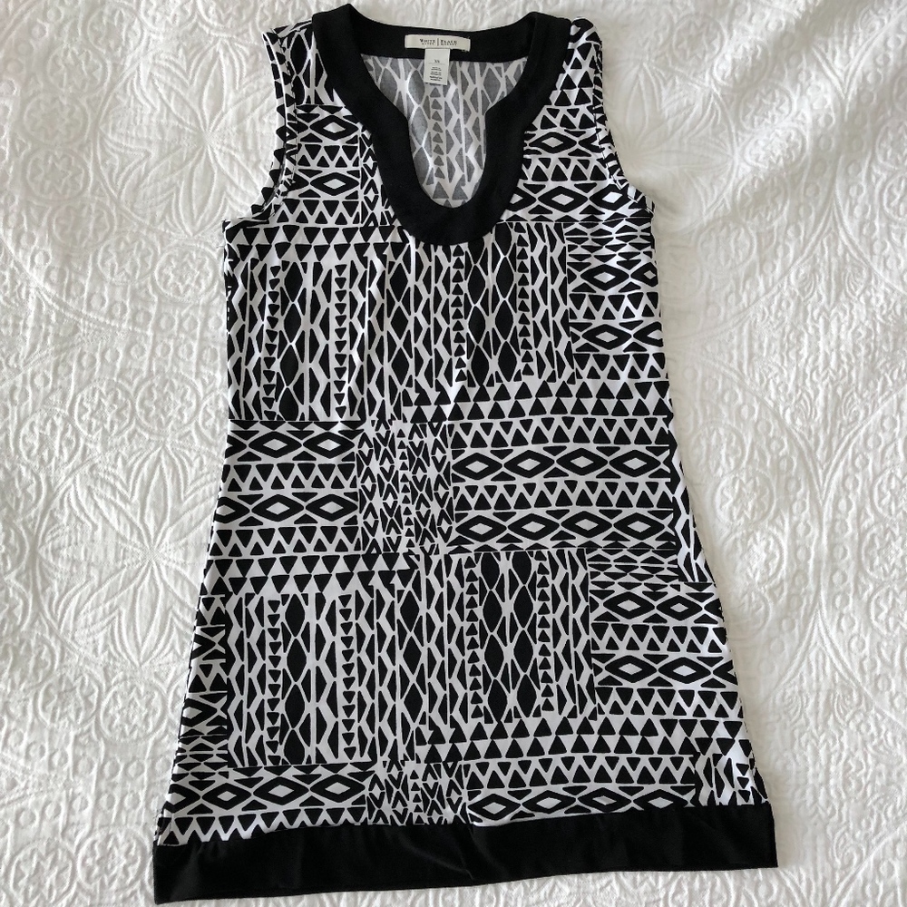 WHBM Pattern Tunic, Size XS